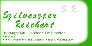 szilveszter reichart business card
